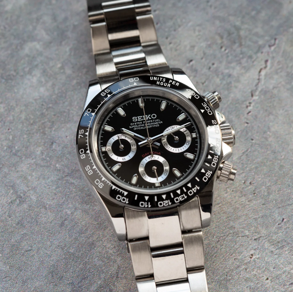 SEIKO Daytona Mod Black