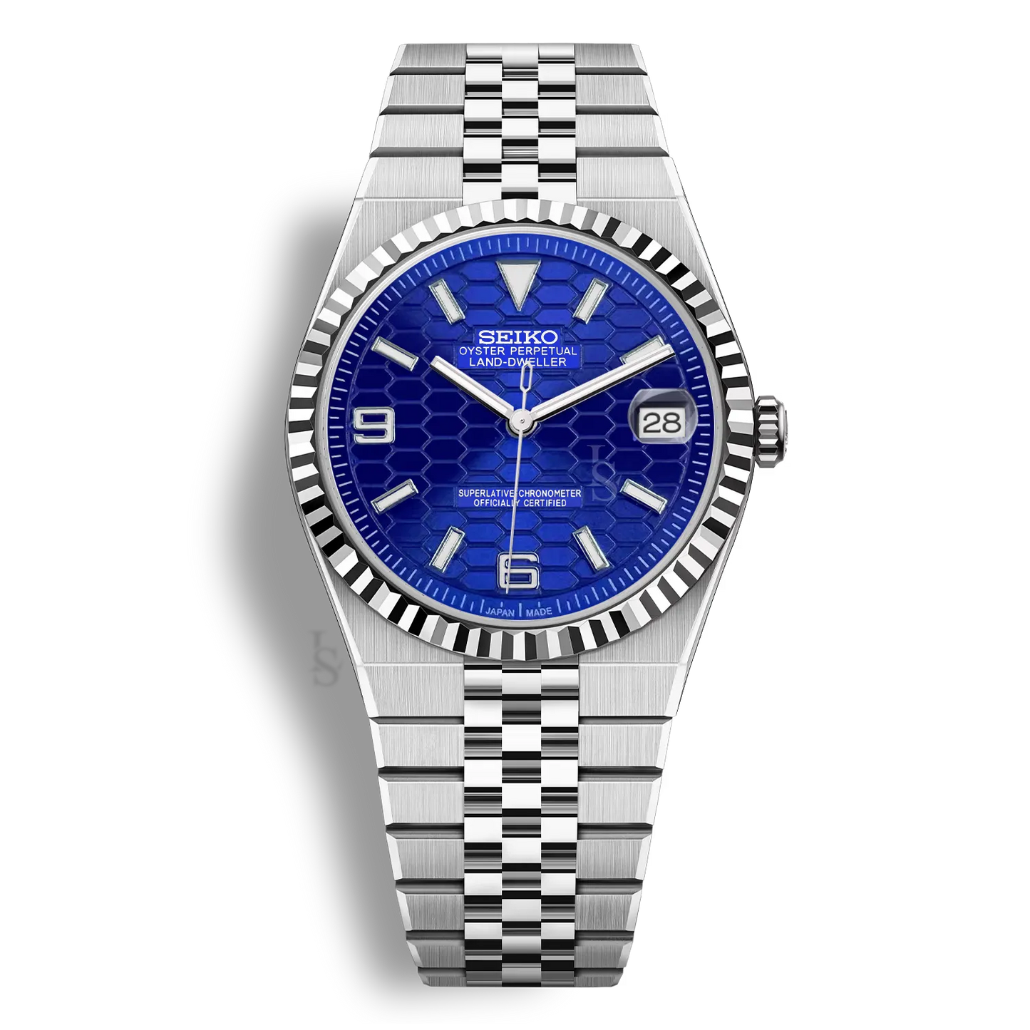 Seiko Land-Dweller Navy Blue Mod