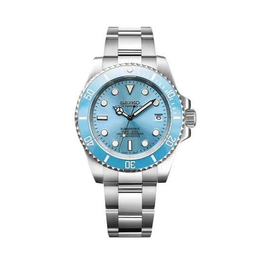 SEIKO Submariner Tiffany Blue Mod