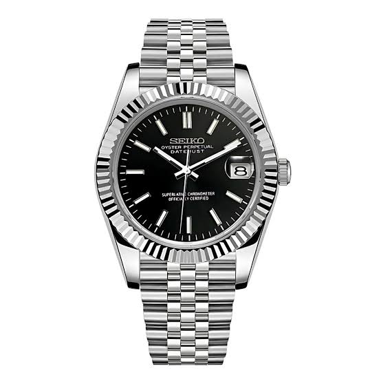 SEIKO Datejust Black Dial mod