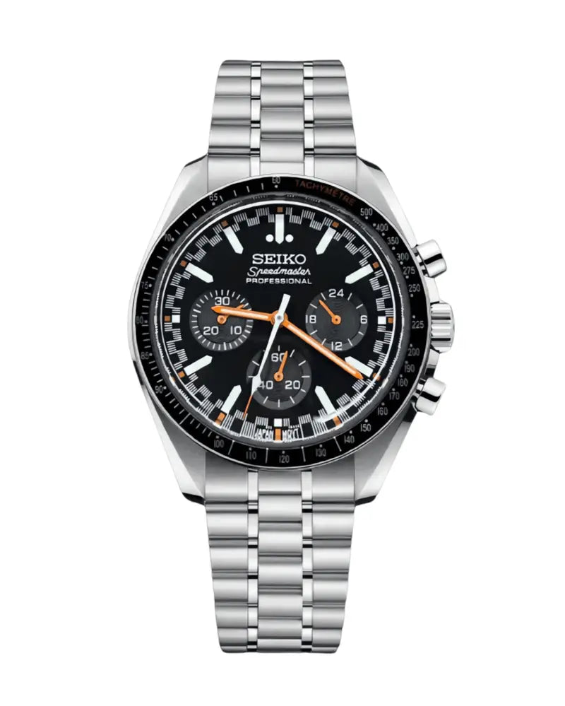 Seiko Speedmaster Moonwatch Black Orange