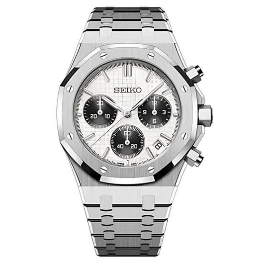 Seiko Mod - Royal Oak White Dial