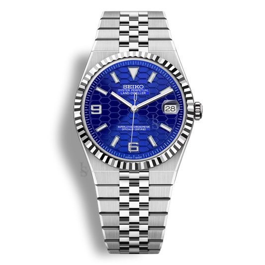 Seiko Land-Dweller Navy Blue Mod