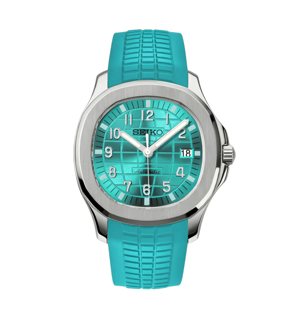 SEIKO AQUANAUT MOD TIFFANY BLUE