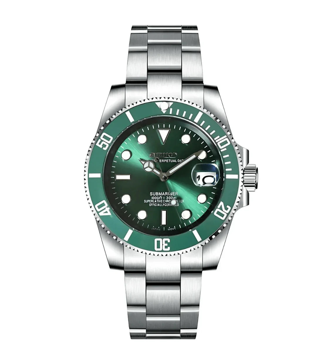 Seiko Mod Hulk Custom Watch